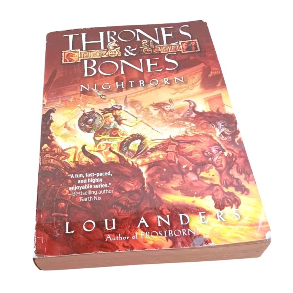 Lou Anders Thrones Bones Series‎ Books Signed Softcover- Fantasy 2015
